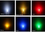 Water Clear SMD Light Emitting Diode , Round Top Multi Color LED Diode