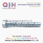QBH ZP HDG Black Hex Serrated Flange Head Self-Tapping Concrete Screw Anchor