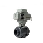 PVC Electric Ball Valve for Water Acid and Corrosive Liquid
