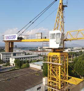 Quality 8 Tons Or 10 Tons Tower Crane With 60 Meters Armb / Boom Length wholesale