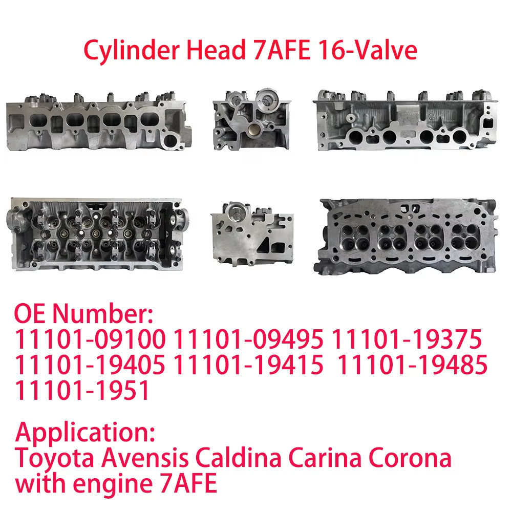 Toyota 4AFE 5AFE 7AFE 8AFE Cylinder Heads For Toyota Carina Corolla Corona Vios Toyota 2Y 3Y 4Y Engine Cylinder Head