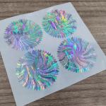 Anti-fake Anti-counterfeiting 3D Certificate Hologram Custom Logo Stickers