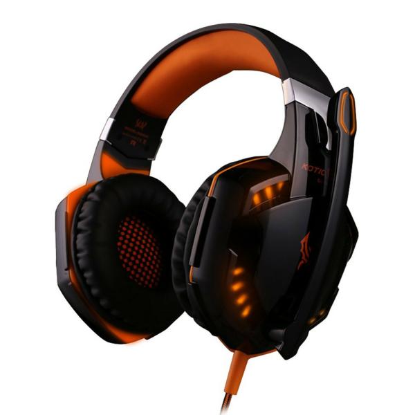 Cheap KOTION EACH G2000 100mA 2.2kohm Deep Bass Gaming Headset for sale