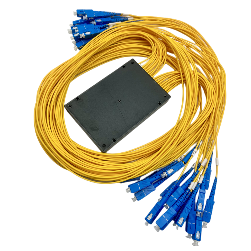 1 Time Supply 1*8 SC UPC ABS Box PLC Splitter for FTTH Fiber Optic Equipment