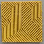 Brand factory new desigh 3d cubic garage floor tiles plastic flooring mat dalle