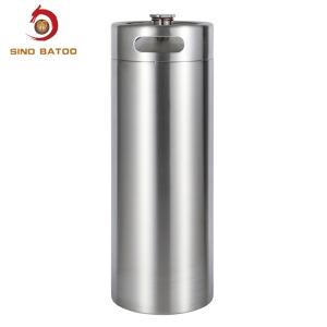 Quality Outdoor Single Wall Stainless Mini Keg 10 Liter For Home Brewing wholesale