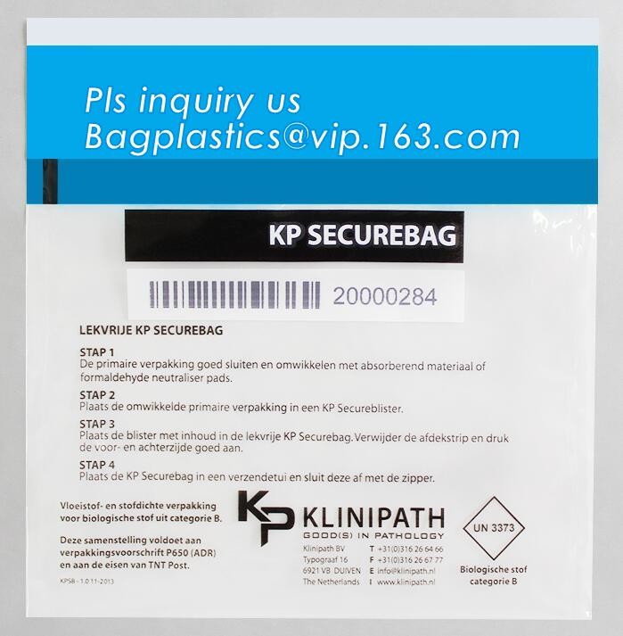 Opaque Tamper Evident Sealing Plastic Bank Money Steb Security Bag / Custom Self Adhesive Plastic Courier Bag, bagease