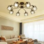 American Iron chandelier Cage Kitchen Bedroom Living Room Home decor black