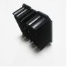 Buy cheap Black Anodizing Cold Forging Heat Sink For LED Lighting Width 150mm from wholesalers