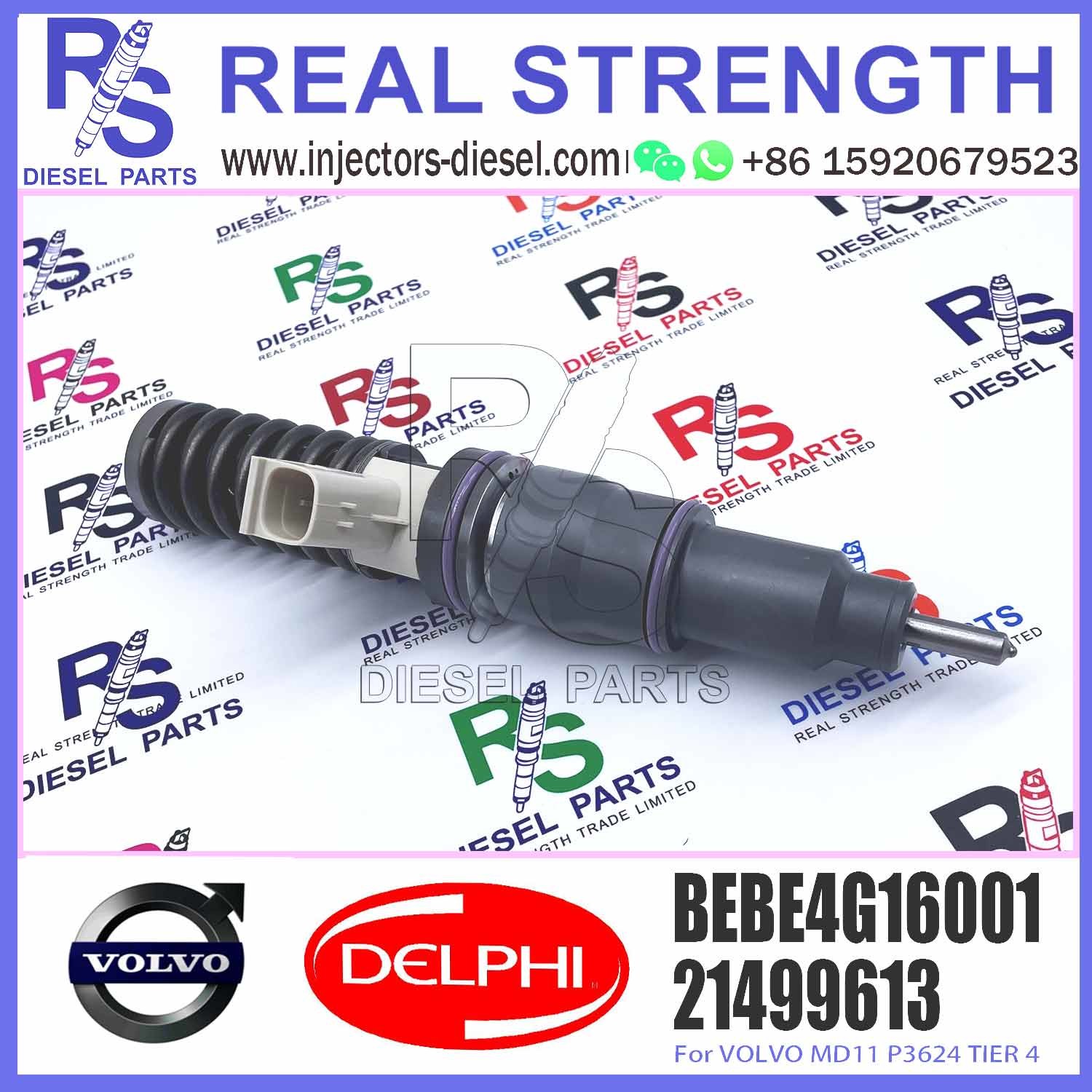 New Diesel Fuel Injector 21499613 BEBE4G16001 for V-O-L-V 20847327 21499613 21644596 BEBE4G16001 injector diesel