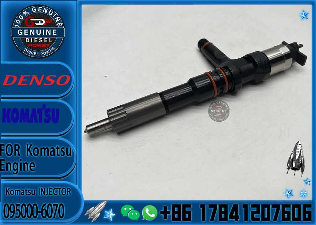 Fuel Injector 095000-6070 For Komatsu 6251-11-3100