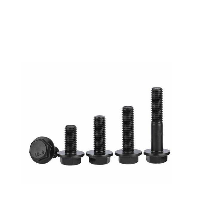 High Strength Metric Flange Bolt 8.8 9.8 10.9 M12x1.25 Fine Thread for General Industry ISO Standard
