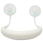 Protable hand free rechargeable USB Mini necklace fan for sports cool with