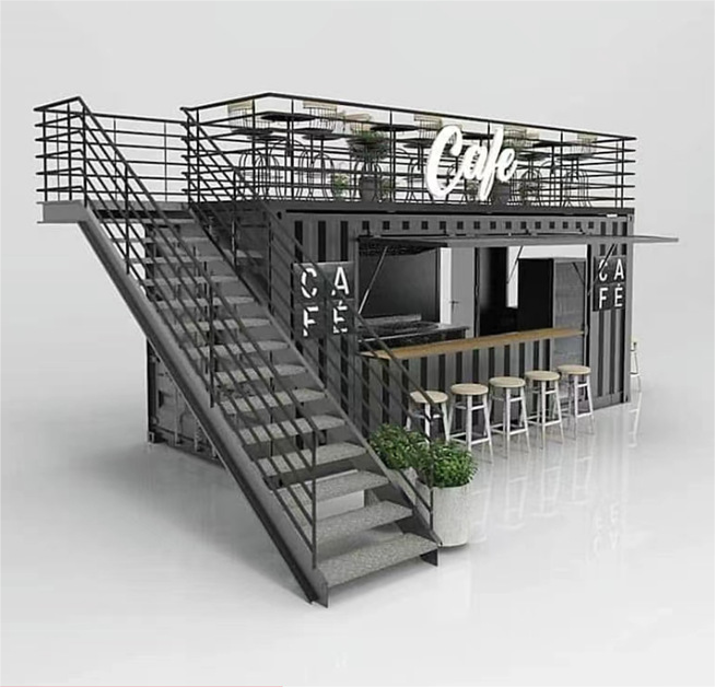 Steel Structure Luxury Container House With Modern Design Customized Color