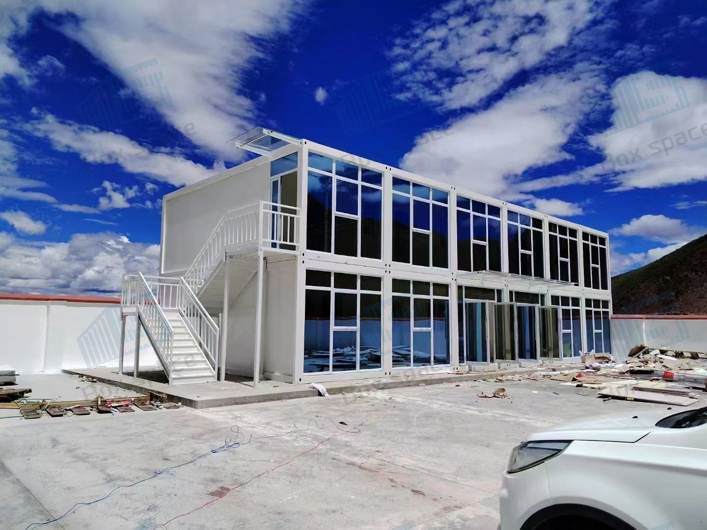 BOX SPACE Flat Pack Modular Modified Living Prefab Houses Custom 40ft Prefab Shipping Container Hotel Modular House