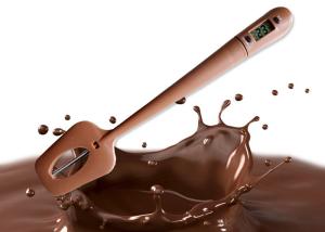 Quality Food Grade Silicone Cooking Spatula Digital Thermometer for Chocolate Creams Sauces Jams and Syrups wholesale