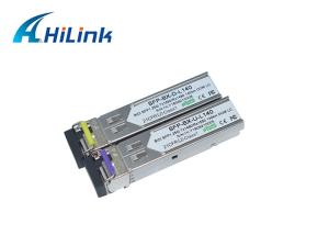 Quality 1000 BASE -BX Fiber Optic Sfp Module WDM Transceiver 1.25G 1490/1550nm DOM BiDi SFP LC wholesale