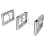 Manufacturing Ip54 Low Noise SS304 Pedestrian Security Swing Turnstile Gates