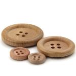 Winter Sweater Coloured Wooden Buttons 12L 14L 16L 18L Good Wear Resistance