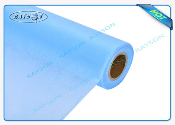 40GSM Disposable Blue / White Furniture Non Woven Fabric Anti - Bacterial for