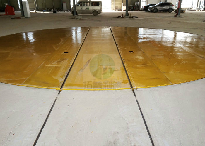 20 t 380-440V AC power transfer carts railway turntable attached foundation drawing