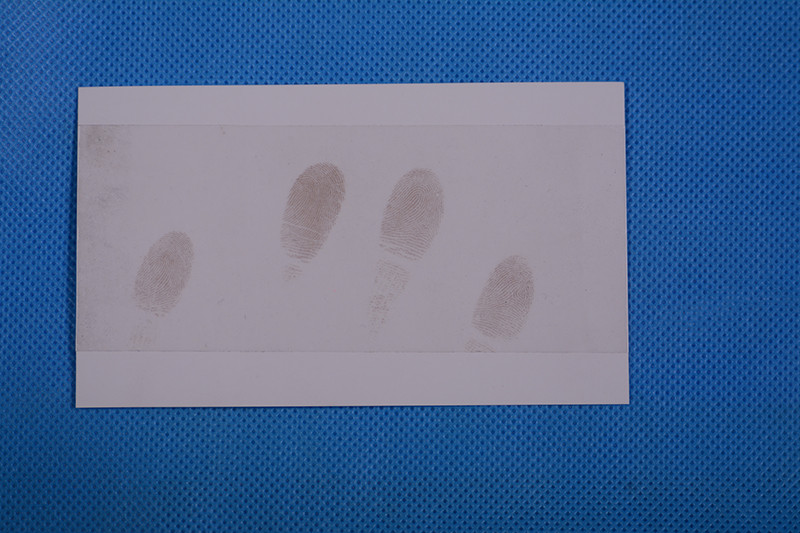 C167 White low gloss fingerprint backing sheet