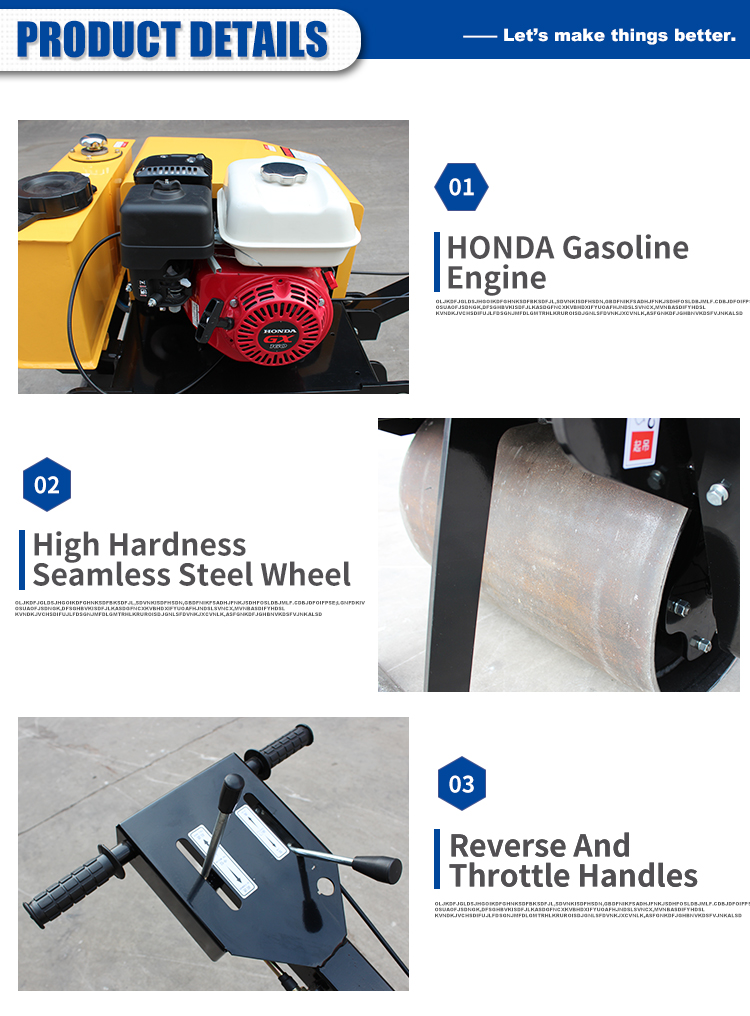 KYB Hydraulic Pump Single Drum Soil Asphalt Road Roller Compactor for Compaction