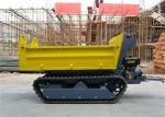 Honda Gasoline Engine 1000kgs Tracked Concrete Dumper For Site Works CE / SGS /