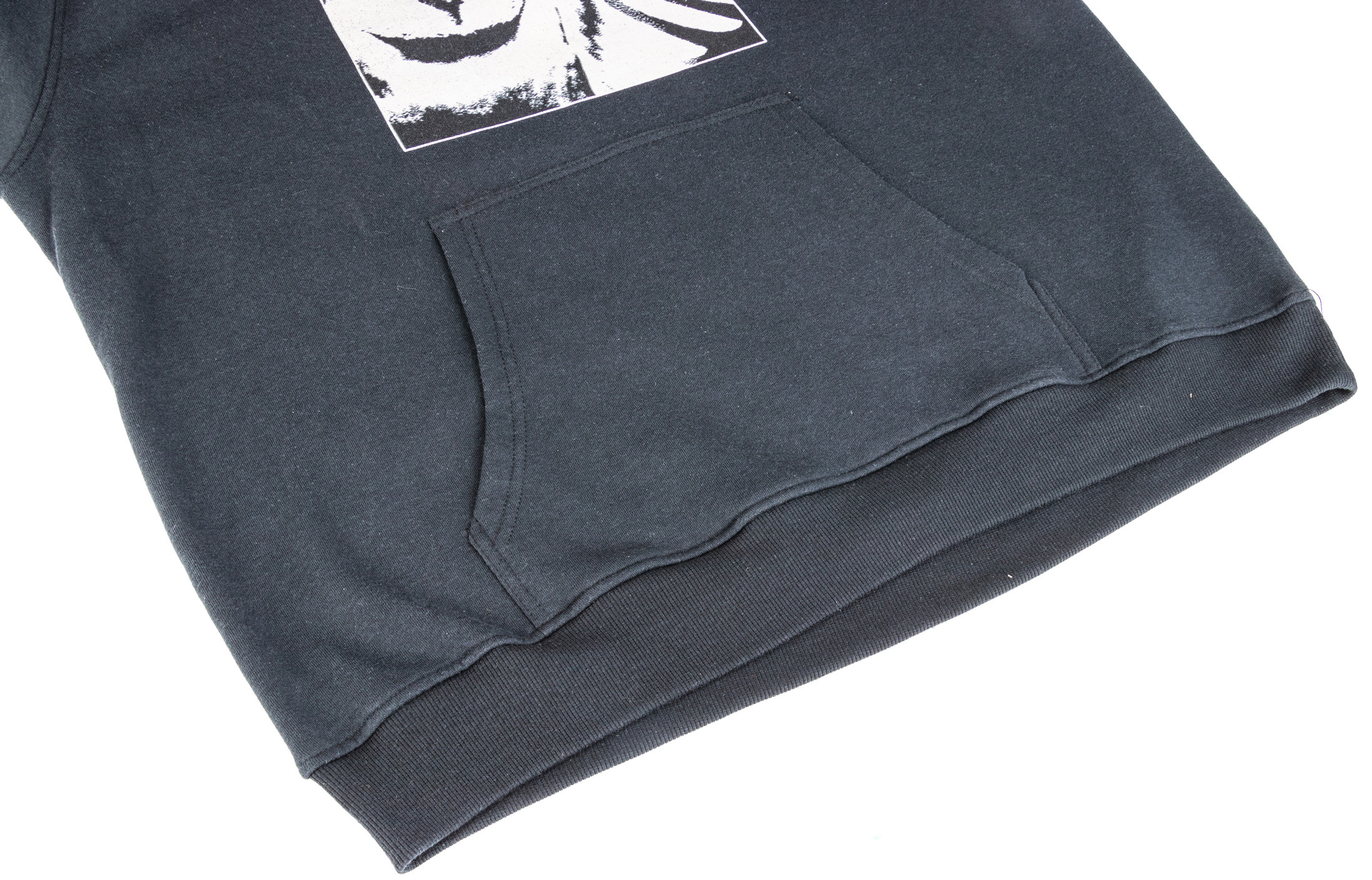 Adult Patterned 240gsm Crew Neck Hoodie Long Sleeve Hoodie Drak Blue