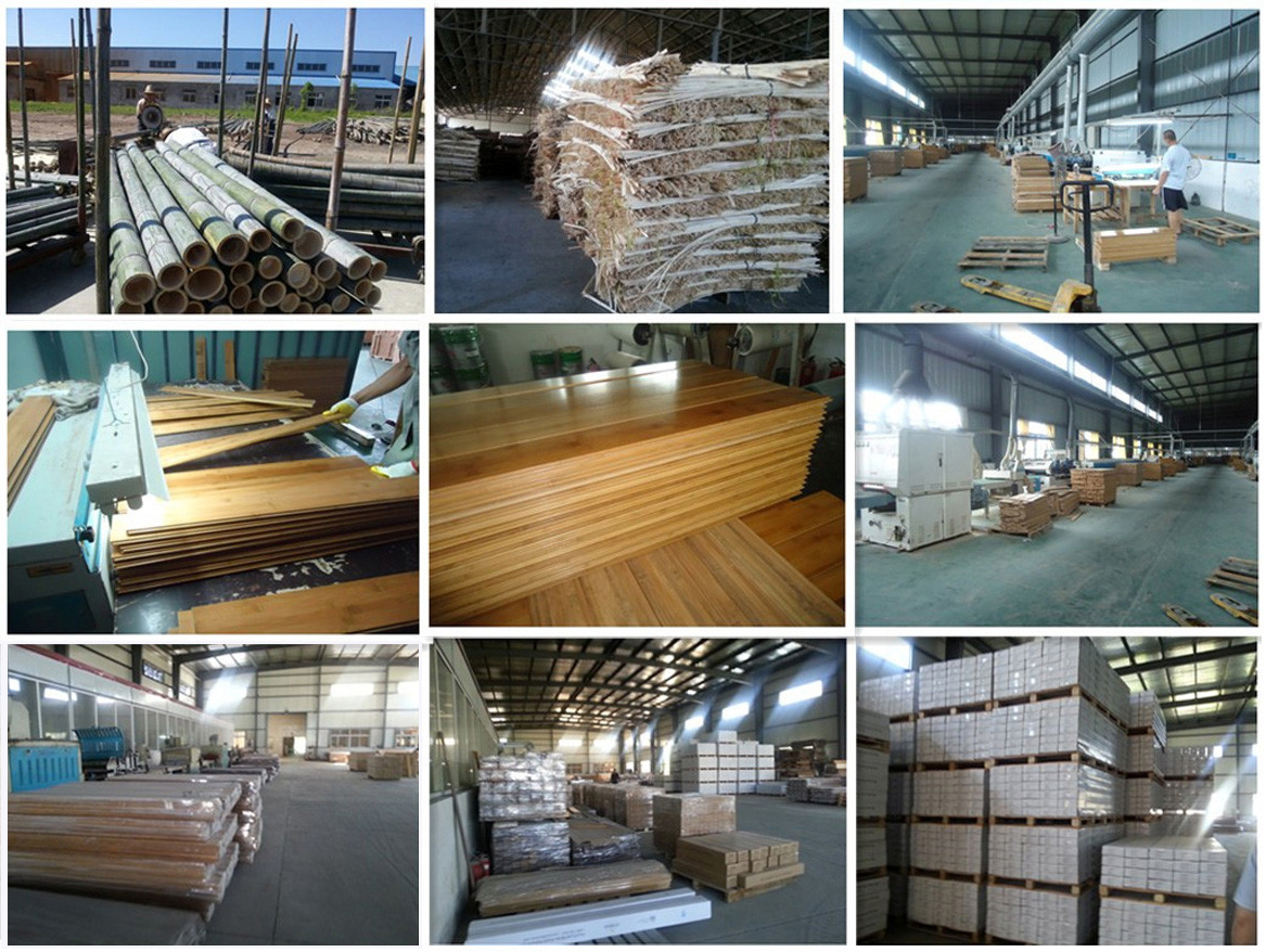 Natural Beauty Bamboo Floor Tiles 100% Bamboo Flooring For Interiors