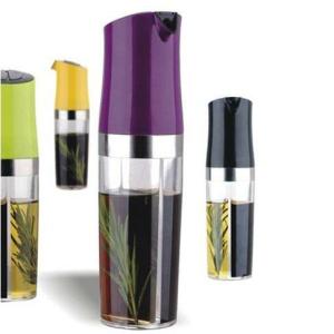 Quality 2 in 1 oil &amp; vinegar dispenser bottle wholesale