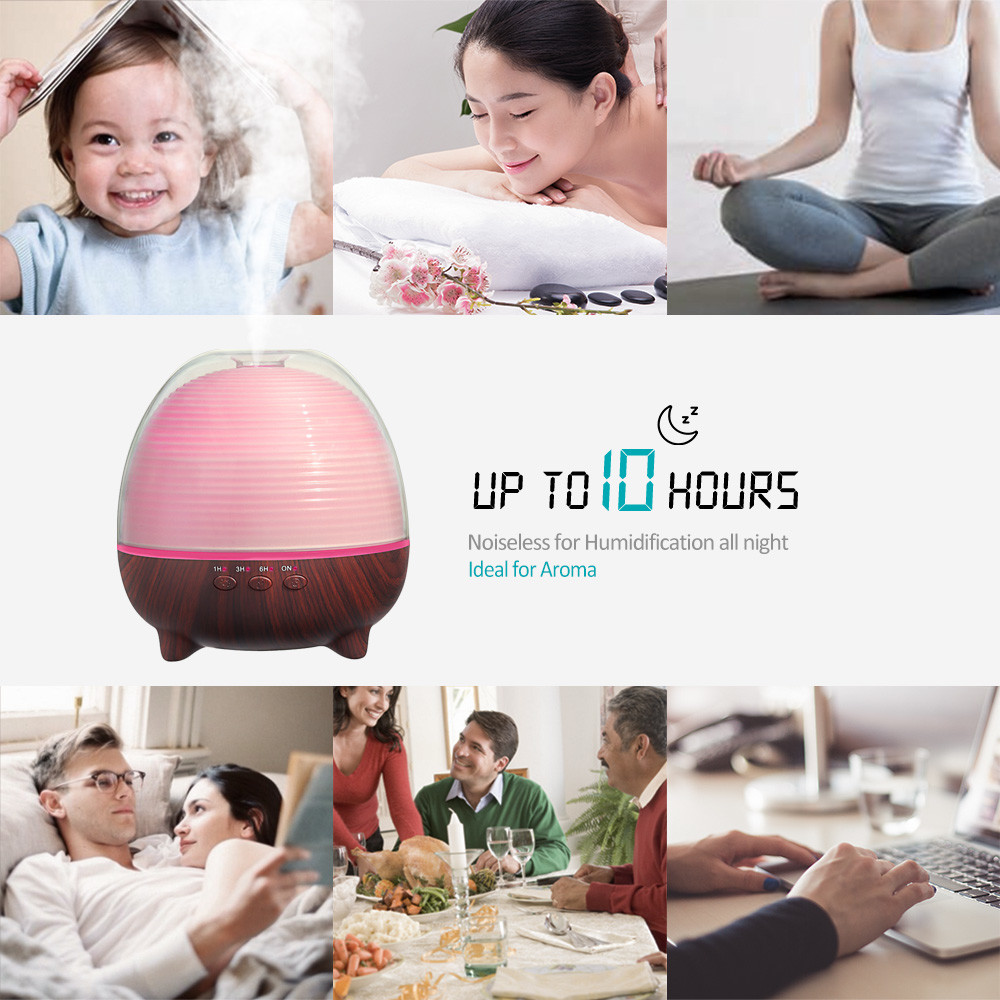 650mA 13W 600Ml Color Changing Ultrasonic Aroma Diffuser