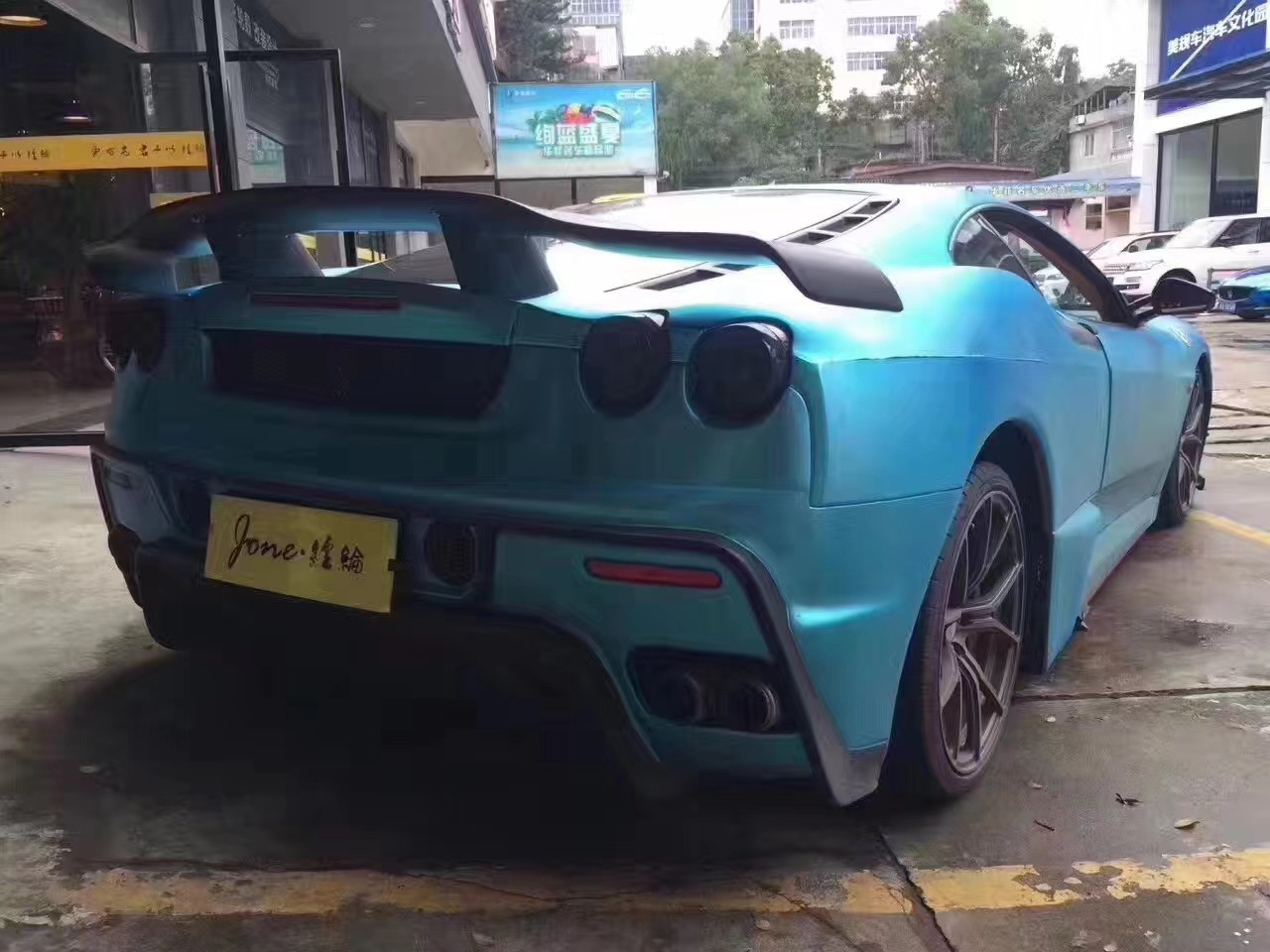 For Ferrari F430 Body Kit F430 Upgraded ASI Style Front and Rear Bumpers Spoiler F430 Carbon Fiber Body Kit