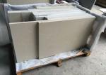 Botticino Beige Marble Bathroom Countertops Durable With Rectangle Sinks