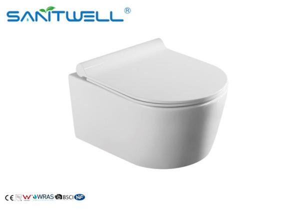 Bathroom Modern Wall Mounted Toilet Cistern Concealed Tank / Rimless Toilet /