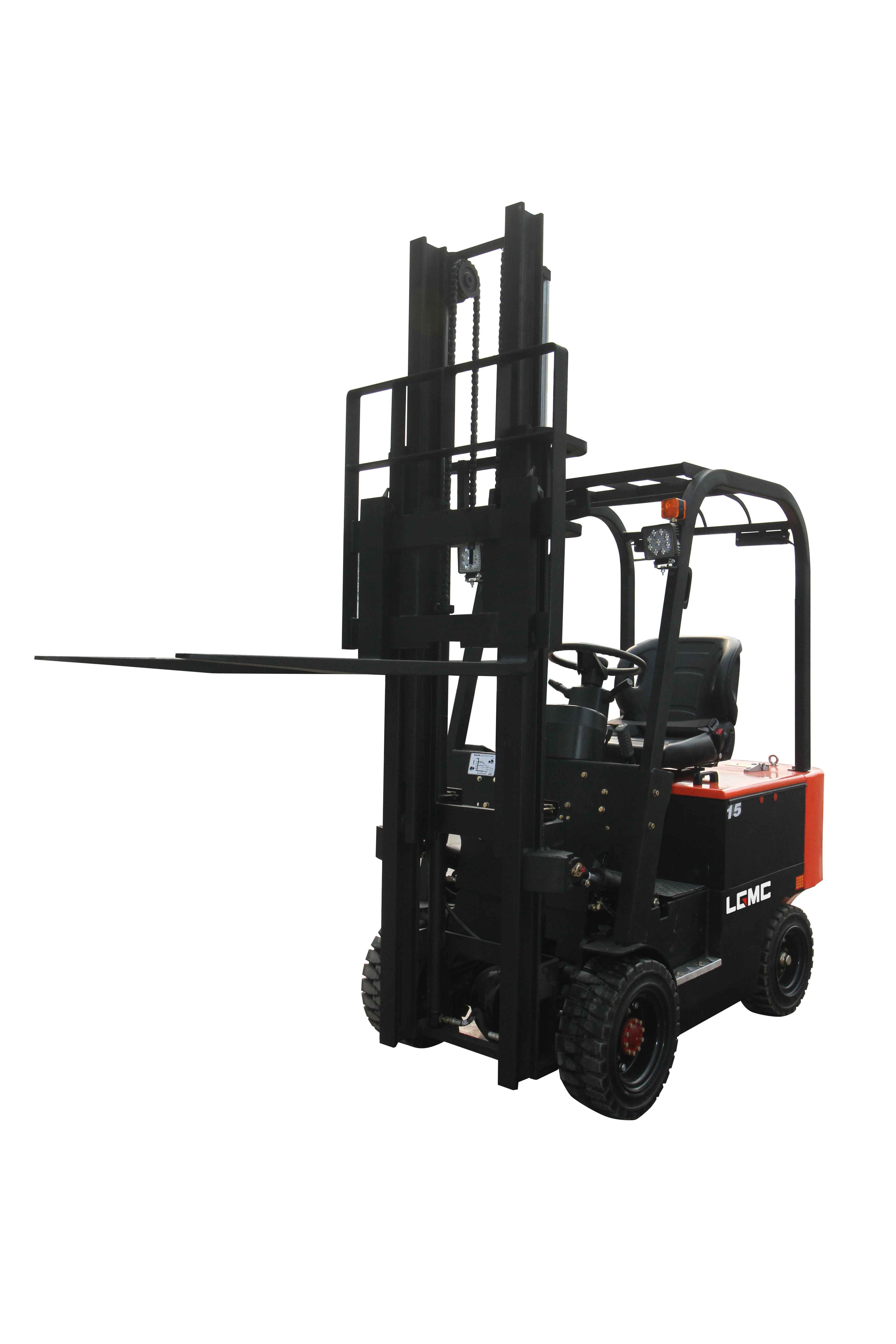 1500KG Logistics Forklift , CPD15 4 Wheel Drive Forklift
