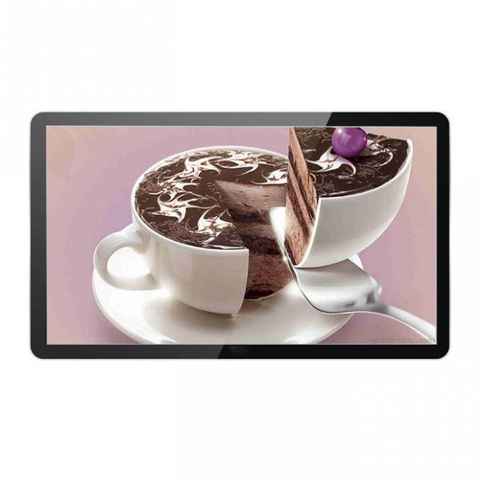 47 Inch 500nit Starbucks Digital Menu Boards 12ms Response Time