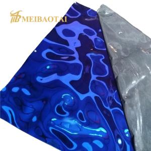 Quality AISI 4*8FT Stainless Steel Color Sheet Blue Gold Black Silver Mirror For Ceiling Wall wholesale