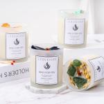 Private Label Glass Jar Scented Candle Soy Candle Wax Handmade Aromatic Woodwick