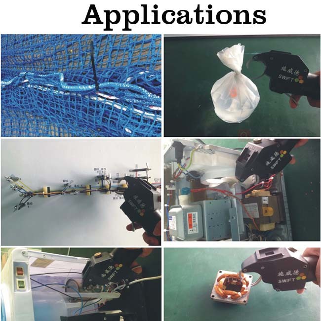 Fully Automatic Cable Tie Tool For Wire Harness Bundle CE Certificates