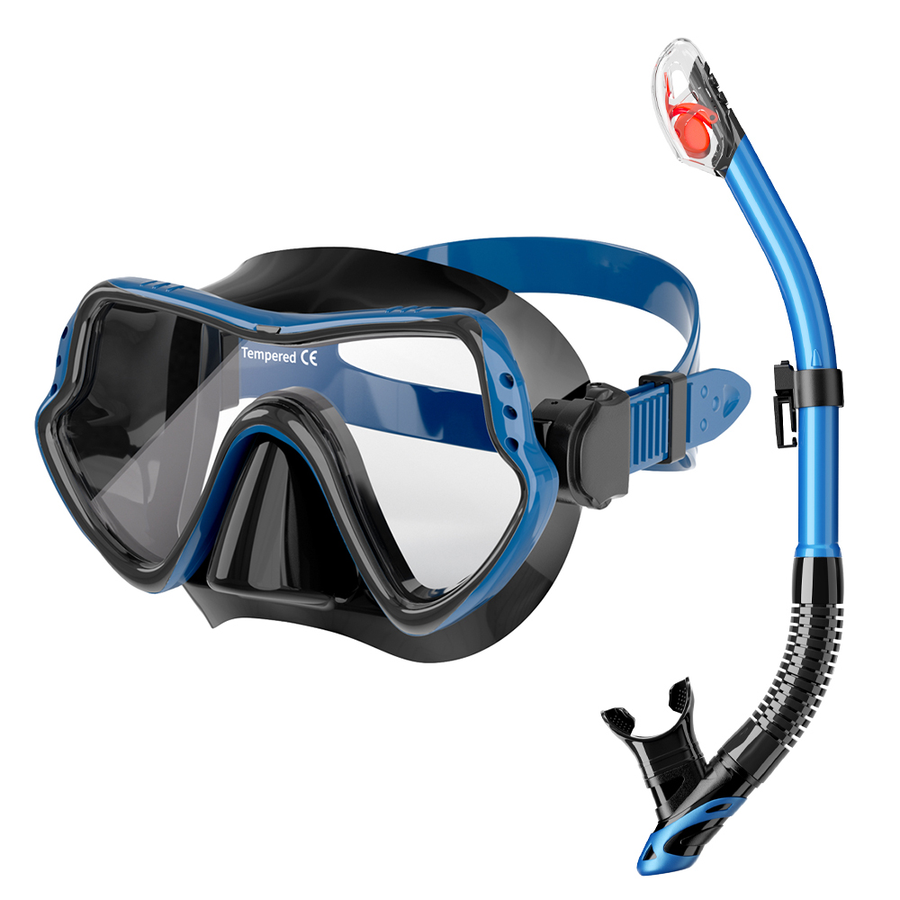 Polarized Women'S Snorkel Set Nearsighted Mask UV Resistant Custom