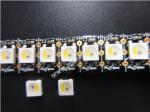 black pcb dc5v individual control dmx rgbw led strip