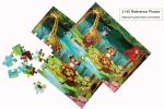 OEM Preschool Cartoon Jigsaw Puzzles Sets For 6 Year Olds Education