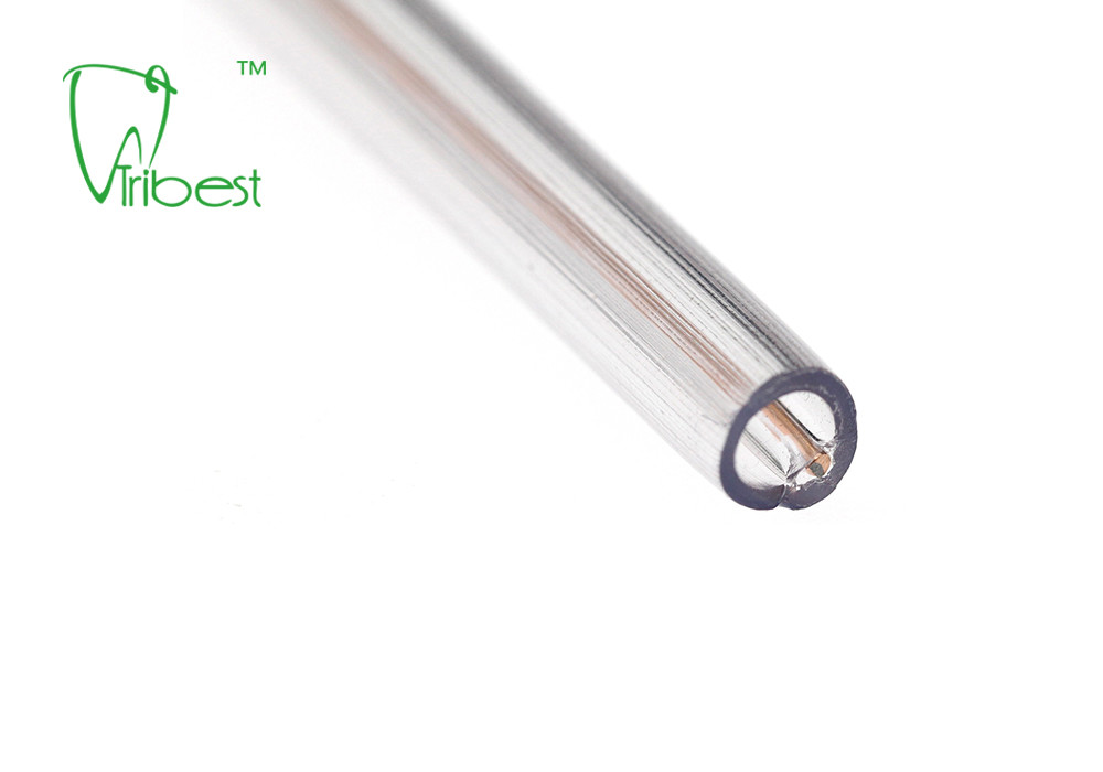 PVC Dental Disposable Saliva Ejector Clear Body Colorful Tip