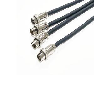 Quality GX16 Welded Male Waterproof Data Connector With Wire 6 Core Metal Aviation Plug wholesale