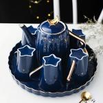 Portable Drinkware 500ml 17oz Pottery Ceramic Teapot Set