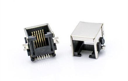 RJ11 Modular Jack,Shielded, SMT， RJ12 Telephone Jack 6P6C, Offset ,HULYN