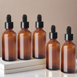 Quality Wholesale Brown Glass Dropper Bottle 30ml for Essential Oil Blends, Glass Bottle With Labeling wholesale