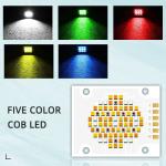 High-Power 180W UV LED Light Quartz Lens 4050 SMD Chip 620nm/460nm/520nm/2700K