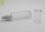 Small Empty Cosmetic Containers , 30ml Glass Pump Bottles For Essence CBD Oil
